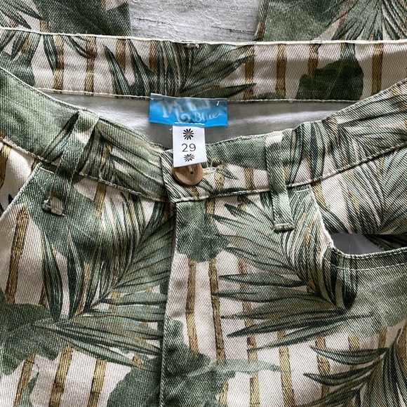 Show me your Mumu cropped trouser bamboo palm print - Picture 5 of 5